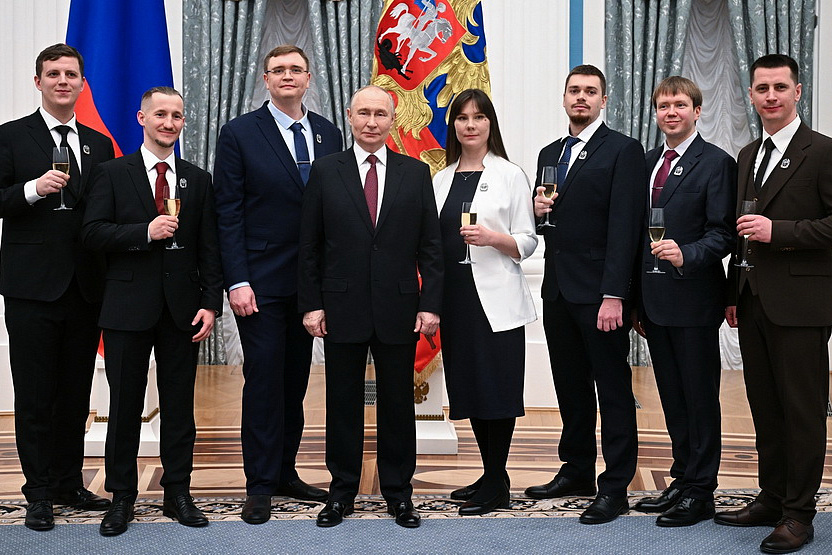 Вручение премий Президента в области науки и инноваций 